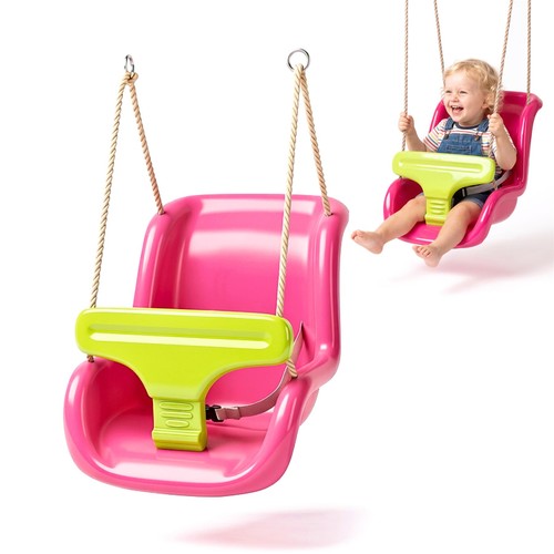 Pink toddler swing - pink, with